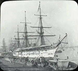 Masted Prints: India - HMS Boadicea