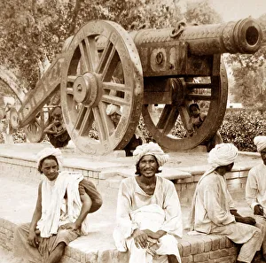 Lahore Prints: India - Lahore - the Zamramah Gun early 1900s