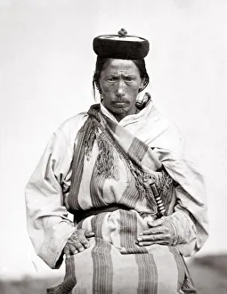 India - Lepcha or Rongkup man, Sikkim Nepal Bhutan