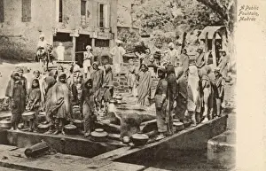 Madras Prints: India - Madras - A Public Fountain