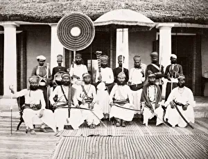 Idian Prints: India - Maharajah of Bhoondee Bhundi 1860s