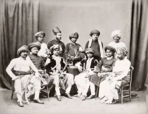Idian Prints: India - Maharajah of Bhownuggur Bhavnagar 1860s