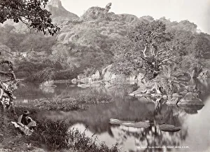 India - the Nukhi Talao from the East, Mount Aboo, Mount Abu India - the Nukhi Talao from the East, Mount Aboo, Mount Abu