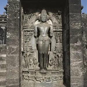Geographic Prints: INDIA. ORISSA. Konarak. Sculpture of Surya, God