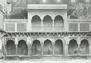 Screens Prints: India - Palace in Fort Ba and Tracery Screens