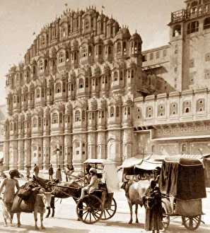 Winds Prints: India - Palace of the Winds Jeypore early 1900s