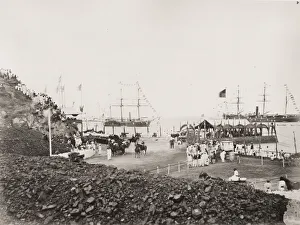 Dignity Gallery: India, probably Bombay, Mumbai, arrival of dignitary