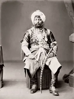 India - the Raja of Farikdot 1860s