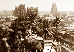 Trichinopoly Prints: India - Seringham Temple Trichinopoly Madras early 1900s
