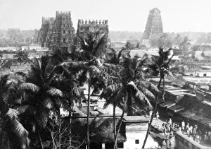 India - Seringham Temple Trichinopoly Madras early 1900s
