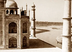 Agra Prints: India - Taj Mahal Agra early 1900s
