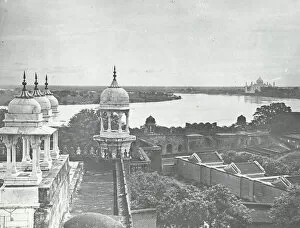 India - Taj Mahal Distant view from Muti Musjid