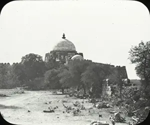 Domed Prints: India - Togluk Shahs Tomb - Toglukabad, Delhi