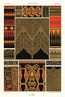 Racinet Prints: Indian art: paintings and niellos