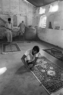 Squatting Collection: Indian carpet factory - 1
