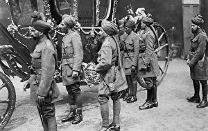 Viewing Prints: Indian cavalry officers during World War I