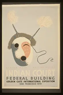 Indian court, Federal Building, Golden Gate International Ex
