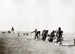 Blackfoot Prints: Indian dance Blackfoot reserve, Canada