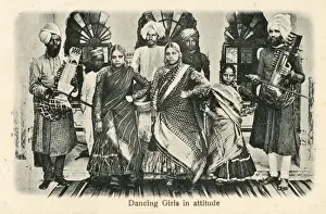 Attitude Prints: Indian Dancing Girls