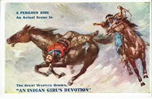 Dramas Prints: An Indian Girls Devotion by F N Brownmann