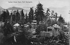 Images Dated 16th May 2012: Indian grave yard, Port Essington, Canada