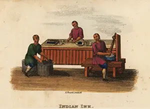 Howlett Prints: Indian ink manufacture, Qing Dynasty China