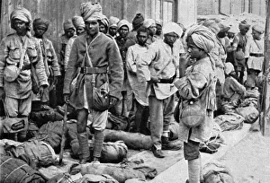 An Indian labour corps during World War I