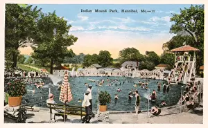 Mound Prints: Indian Mound Park, Hannibal, Missouri, USA