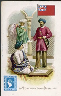 Attended Prints: Indian Postman