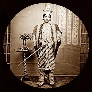 Lucknow Prints: An Indian Prince, Lucknow - Victorian period
