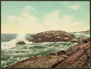 Narragansett Prints: Indian Rock, Narragansett Pier