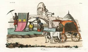 Indian sedan chair, wagon and carriage