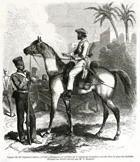 Sepoy Prints: INDIAN SEPOY & CAVALIER INDIAN SEPOY & CAVALIER