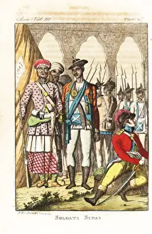 Sepoy Prints: Indian Sepoys in uniform