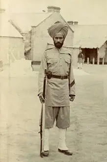 Sikhs Prints: An Indian soldier