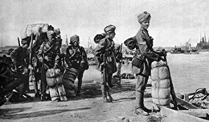 Indian soldiers in Basrah during WWI