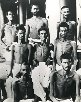 Condition Prints: Indian soldiers after the Siege of Kut, WW1