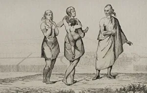 Rochelles Prints: Indian women and old man - Vernier