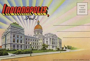 Capitol Prints: Indianapolis, Indiana, USA Date: 1936