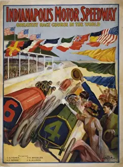 Indianapolis Prints: Indianapolis Motor Speedway, greatest race course in the wor