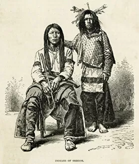 Oregon Collection: Indians of Oregon C1860