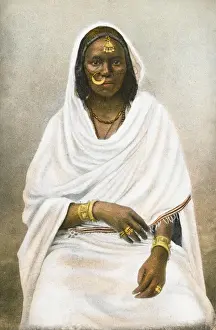 Toga Prints: Indigenous African Egyptian woman