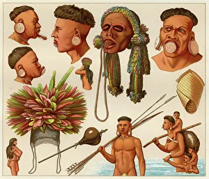 Images Dated 22nd July 2016: Indigenous people of Brazil and Paraguay, South America