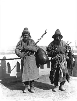 Xinjiang Prints: Indigenous Uyghur men of Kashgar