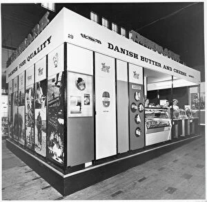 Cheese Collection: Indoor promotional market stall for Danish Butter and Cheese