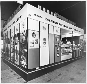 Cheese Prints: Indoor promotional market stall for Danish Butter and Cheese