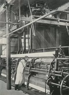 Hurst Collection: Industrial lacemaking machine, Nottingham