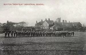 1850s Collection: Industrial School, Buxton, near Norwich, Norfolk