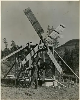 Mountainside Prints: INDUSTRIAL WINDMILL