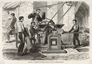 Manufacture Prints: Industry / Brickmaking